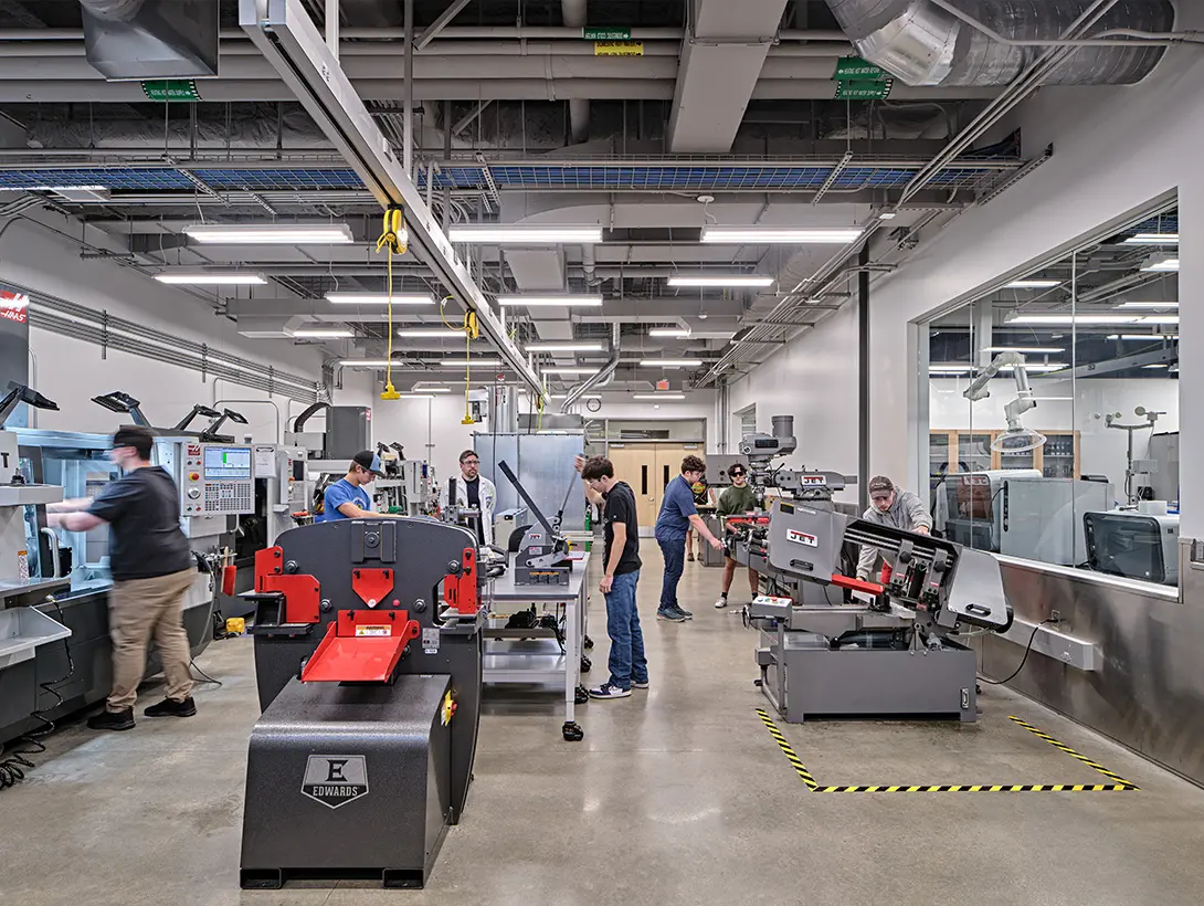 lab class with students